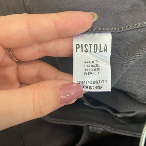 Pistola Hailey High Rise Button Front Cargo Short - Picture 9 of 13